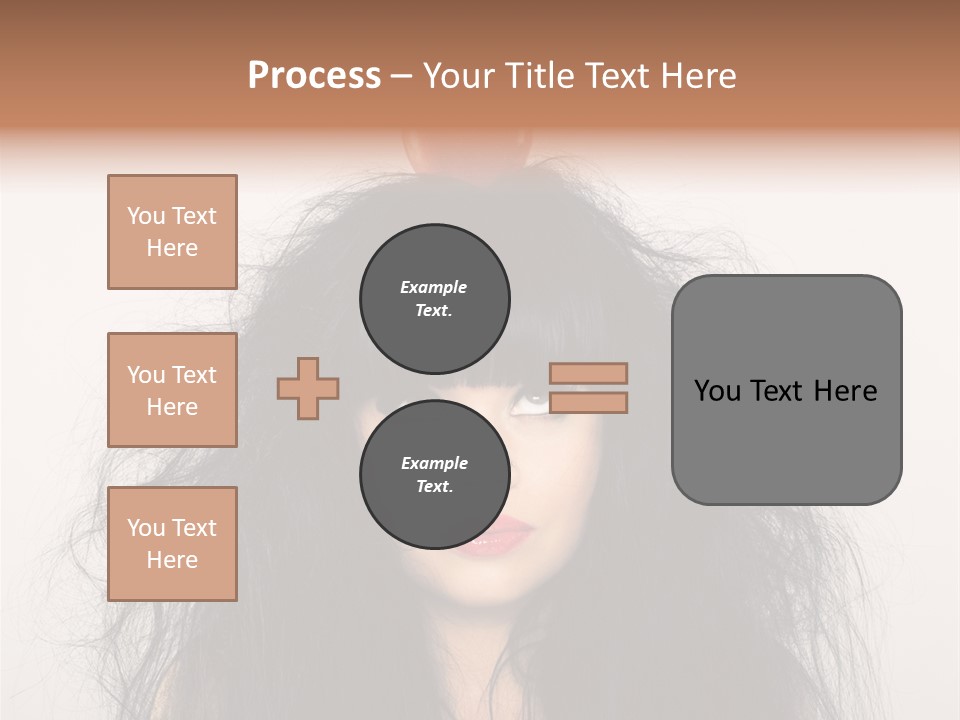 Eyes Shaggy Beautiful PowerPoint Template