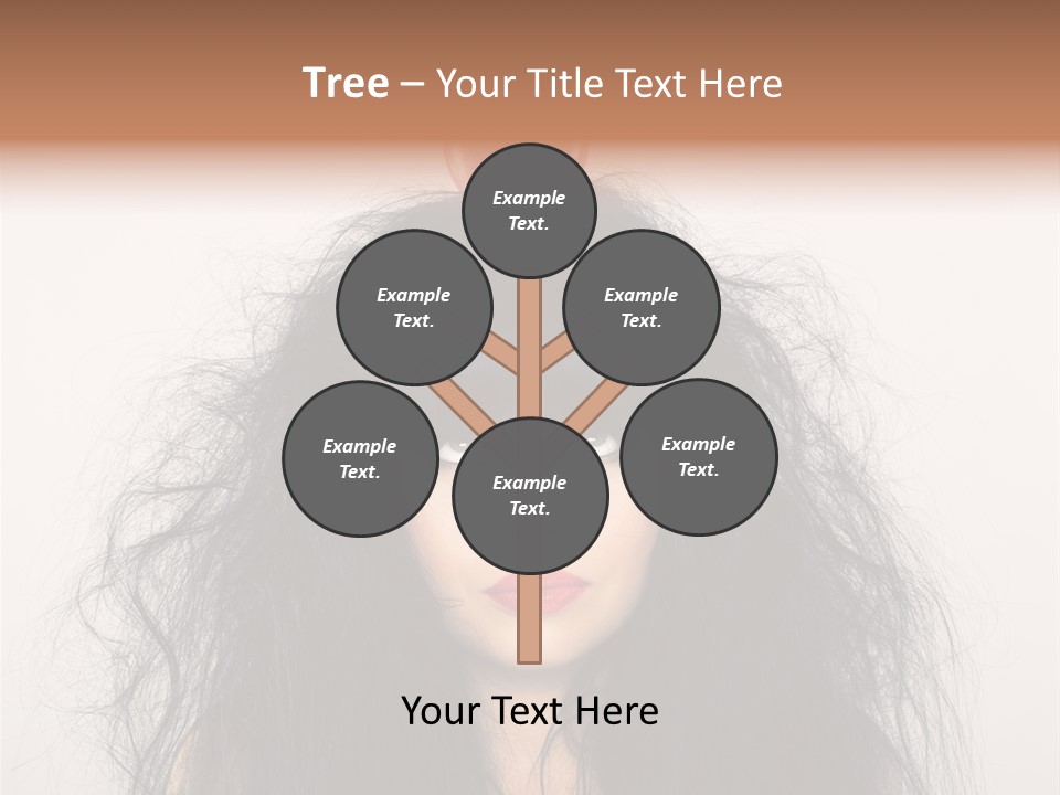 Eyes Shaggy Beautiful PowerPoint Template