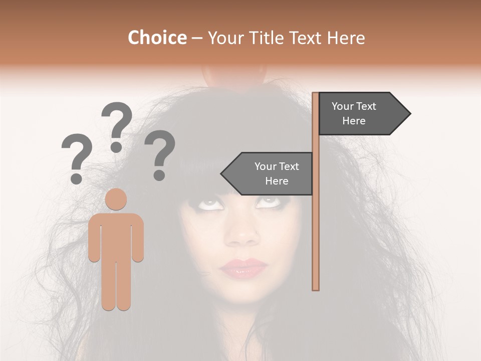 Eyes Shaggy Beautiful PowerPoint Template