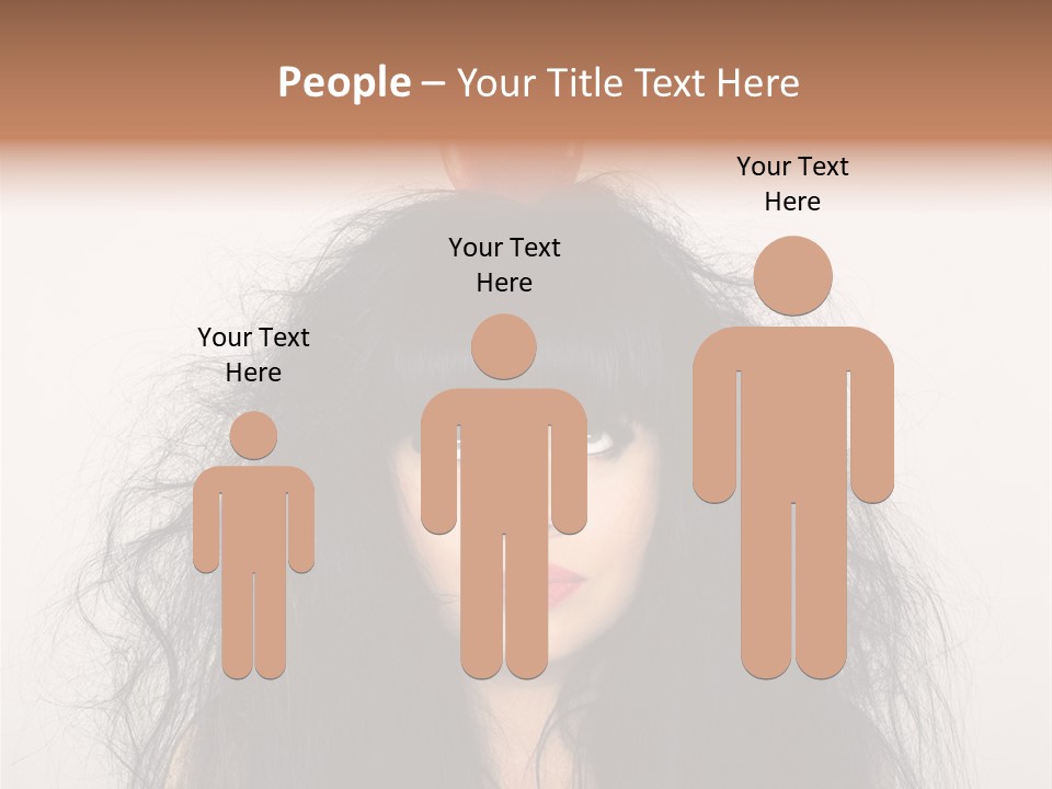 Eyes Shaggy Beautiful PowerPoint Template
