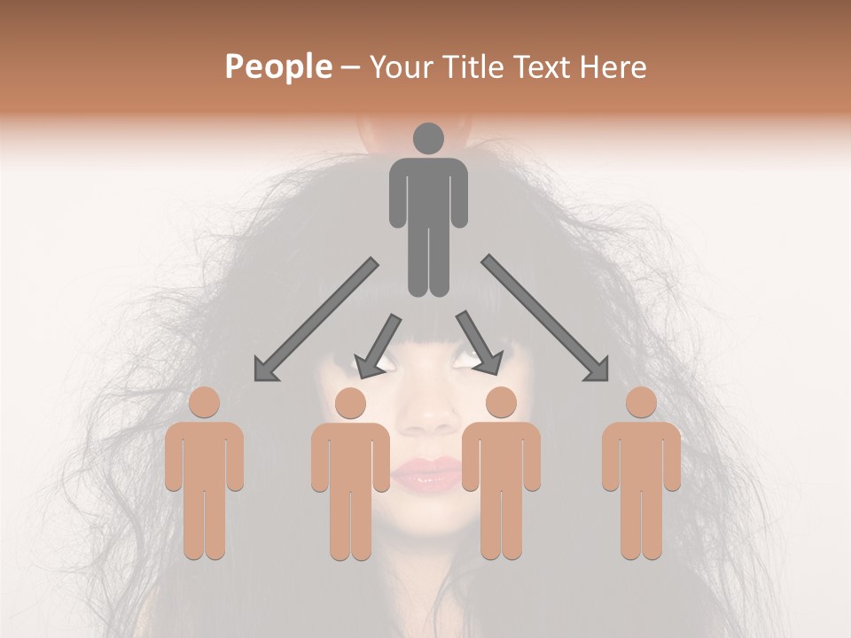 Eyes Shaggy Beautiful PowerPoint Template