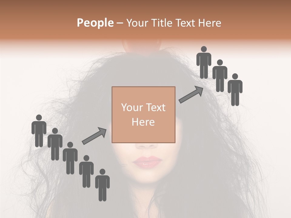 Eyes Shaggy Beautiful PowerPoint Template