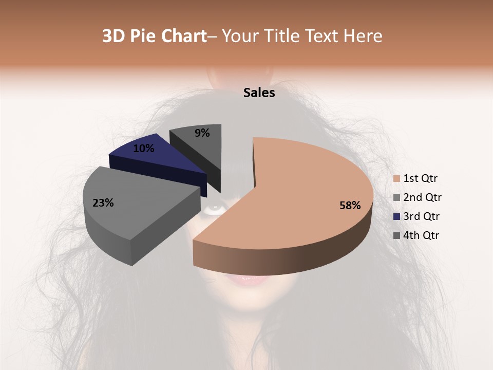 Eyes Shaggy Beautiful PowerPoint Template