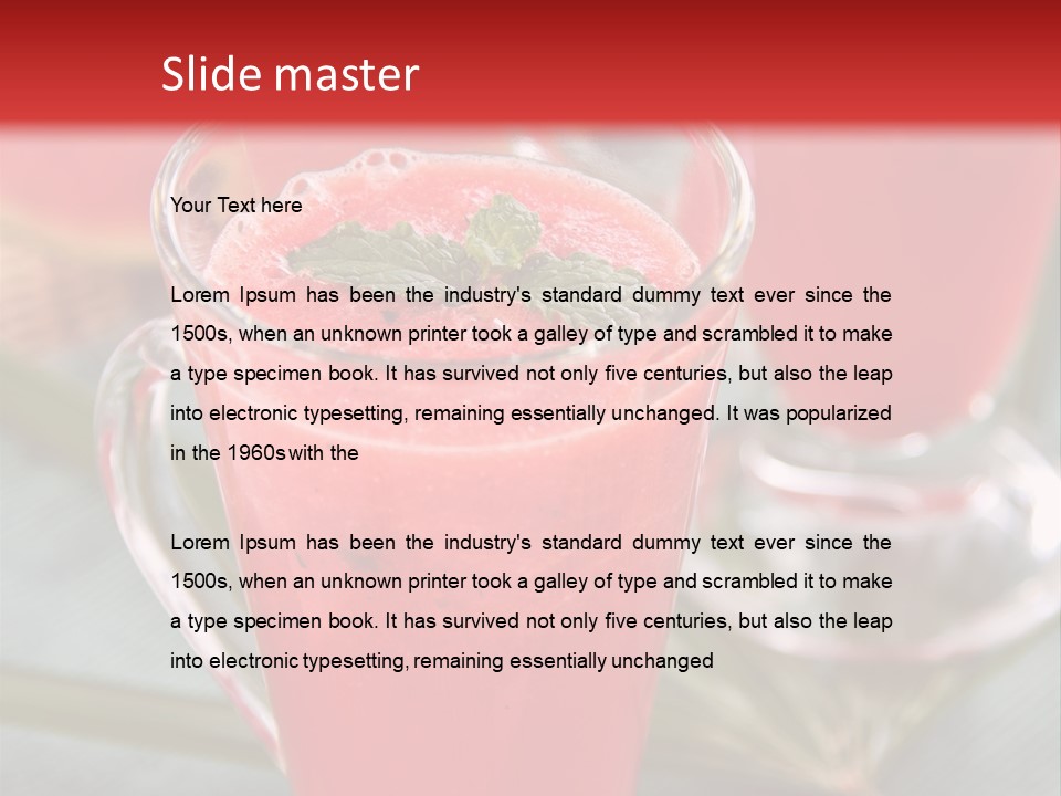 Jug Spring Blend PowerPoint Template