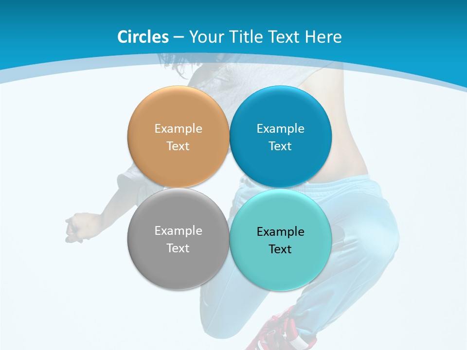 Balance Agility Stretching PowerPoint Template