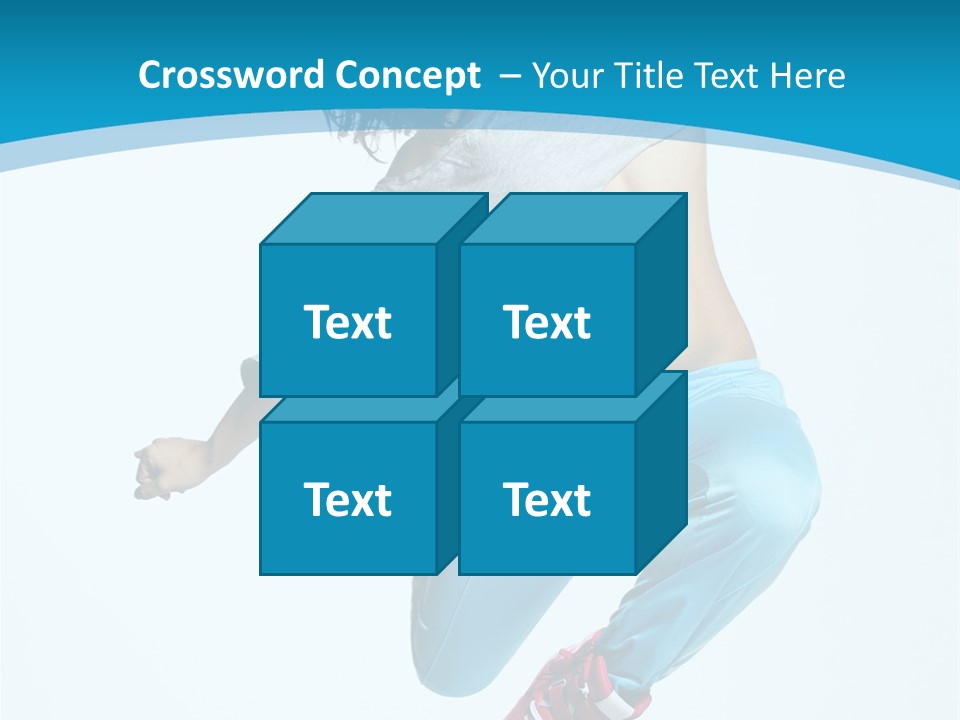 Balance Agility Stretching PowerPoint Template