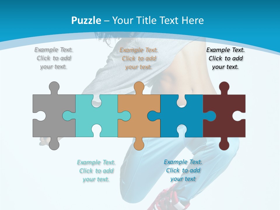 Balance Agility Stretching PowerPoint Template