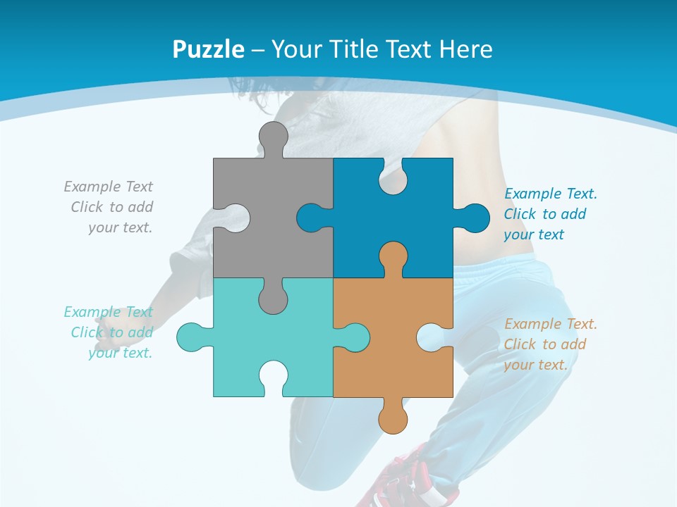 Balance Agility Stretching PowerPoint Template