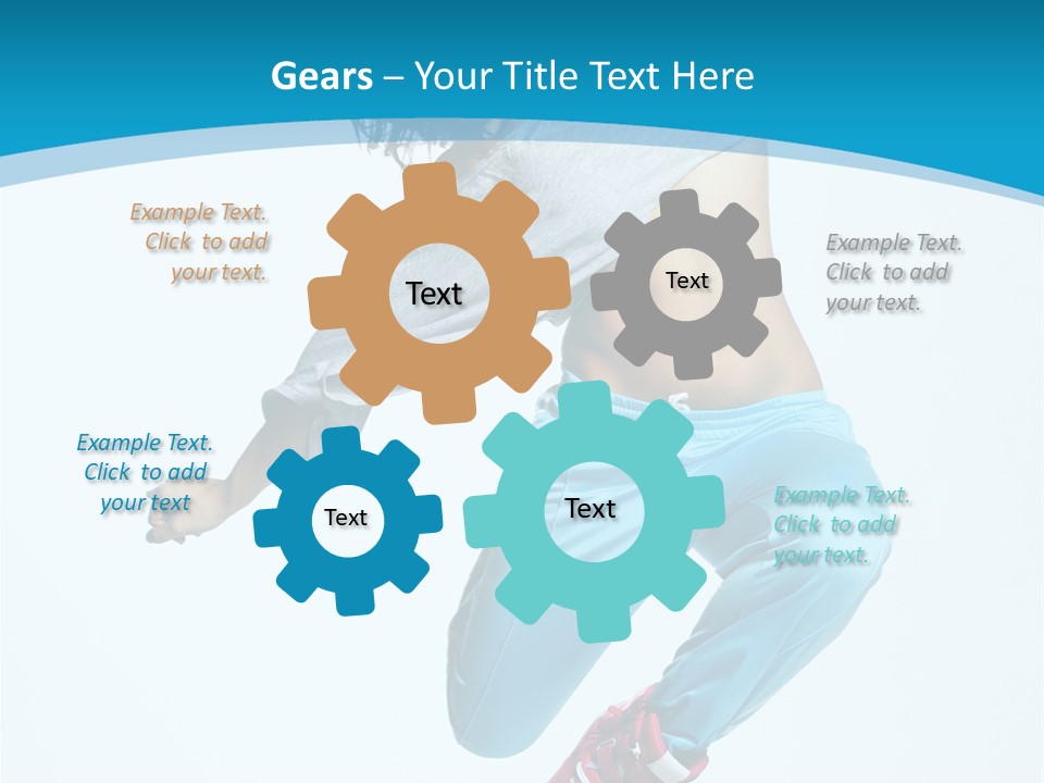 Balance Agility Stretching PowerPoint Template