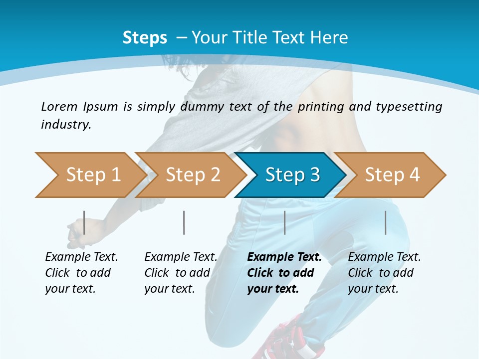 Balance Agility Stretching PowerPoint Template