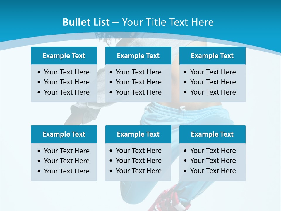 Balance Agility Stretching PowerPoint Template