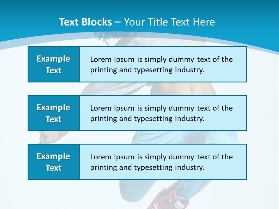 Balance Agility Stretching PowerPoint Template