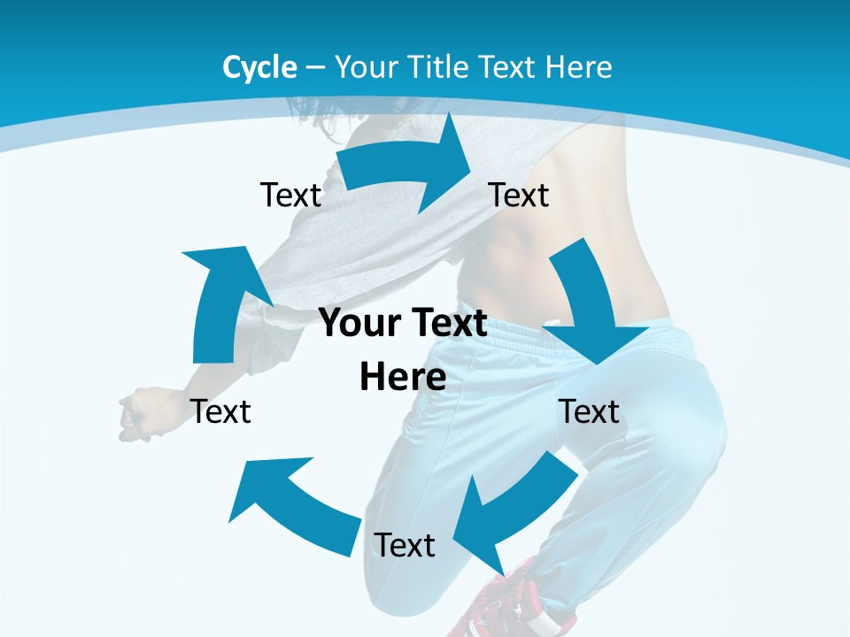 Balance Agility Stretching PowerPoint Template