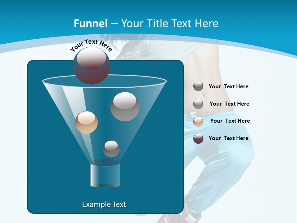 Balance Agility Stretching PowerPoint Template