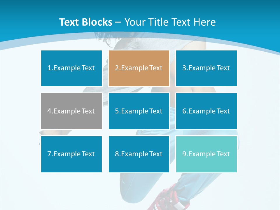 Balance Agility Stretching PowerPoint Template