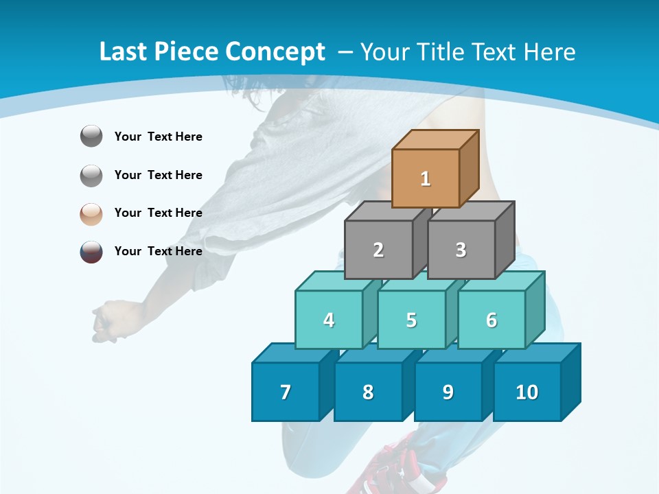 Balance Agility Stretching PowerPoint Template