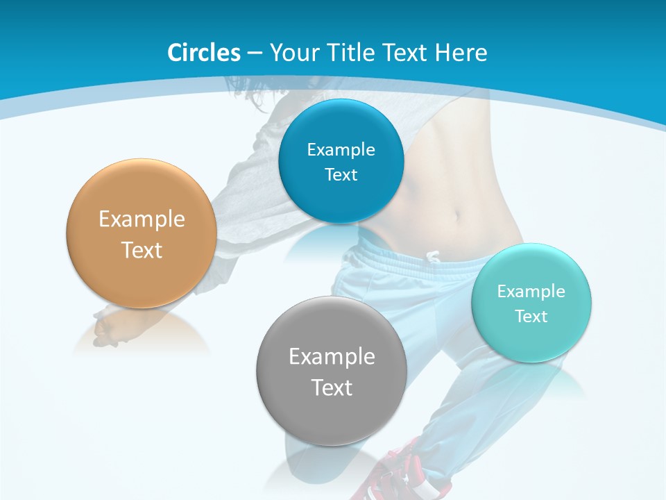 Balance Agility Stretching PowerPoint Template