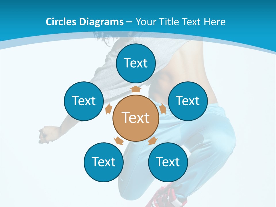 Balance Agility Stretching PowerPoint Template