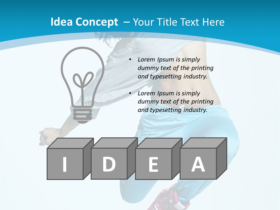 Balance Agility Stretching PowerPoint Template