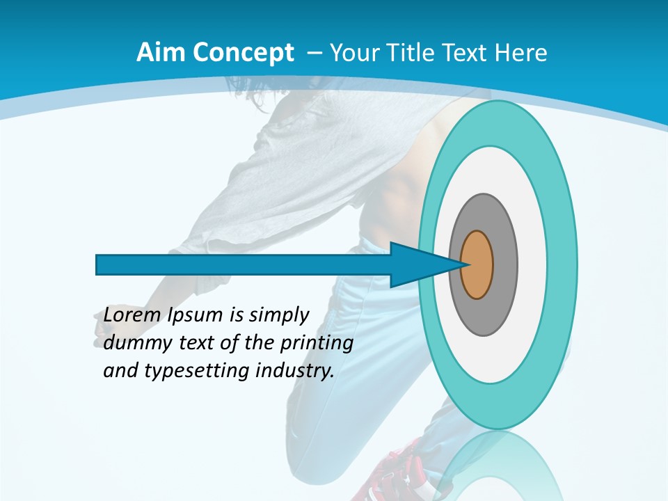 Balance Agility Stretching PowerPoint Template