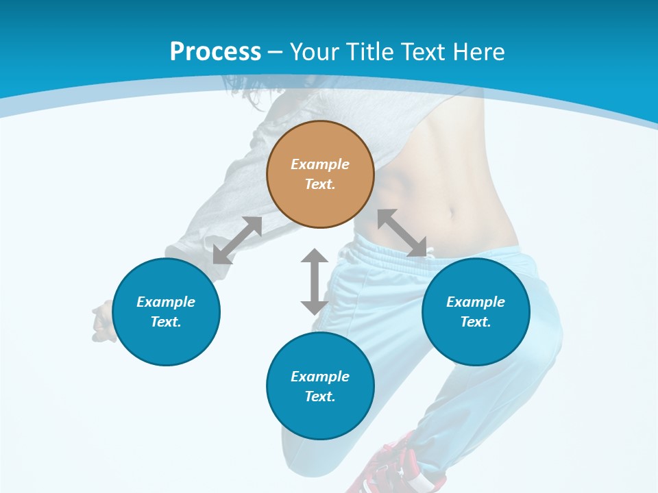 Balance Agility Stretching PowerPoint Template