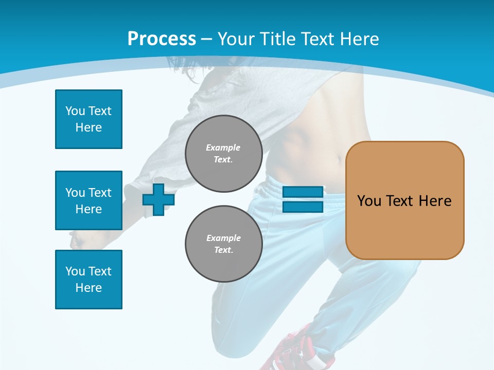 Balance Agility Stretching PowerPoint Template