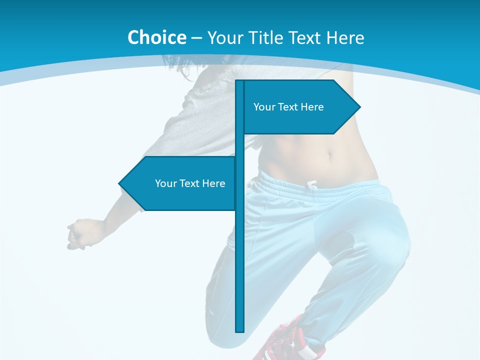 Balance Agility Stretching PowerPoint Template