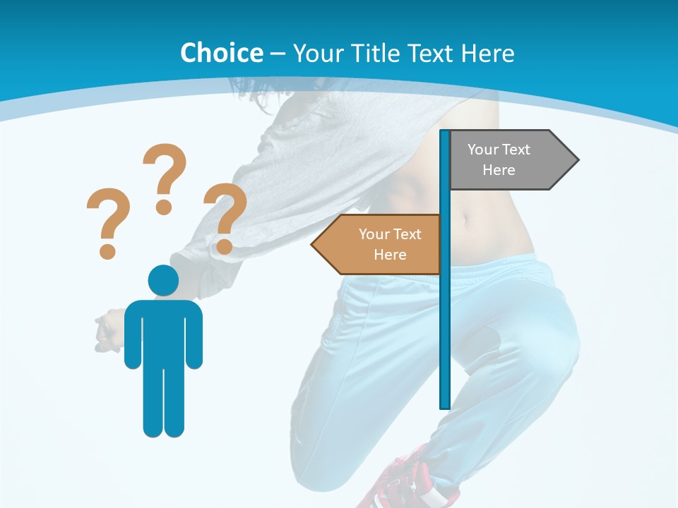 Balance Agility Stretching PowerPoint Template