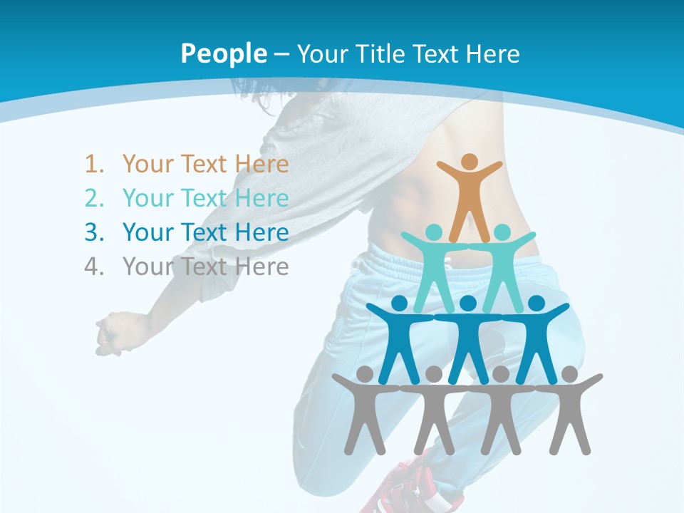 Balance Agility Stretching PowerPoint Template