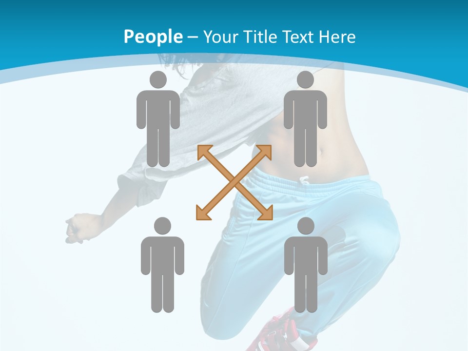 Balance Agility Stretching PowerPoint Template