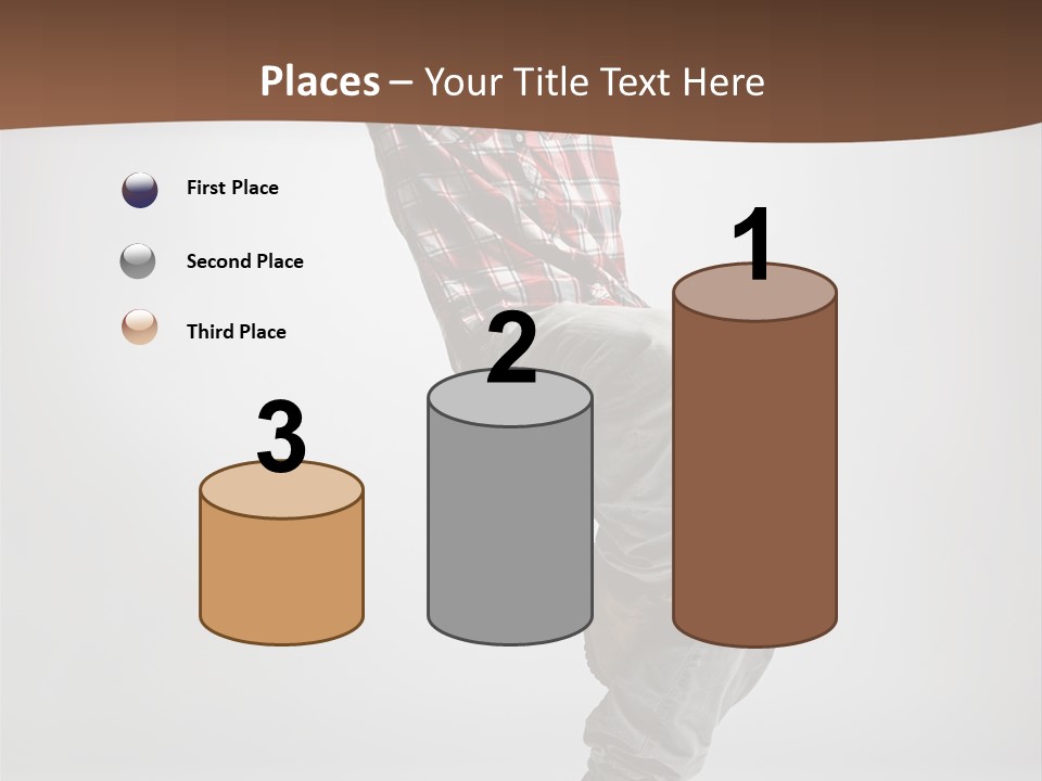 Elegance Performer Posing PowerPoint Template