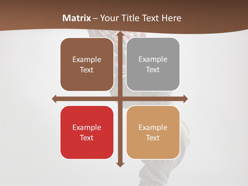 Elegance Performer Posing PowerPoint Template