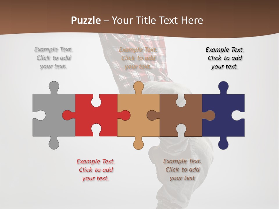 Elegance Performer Posing PowerPoint Template