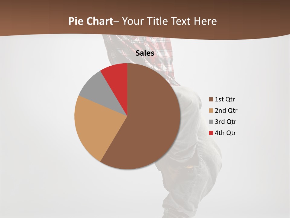 Elegance Performer Posing PowerPoint Template