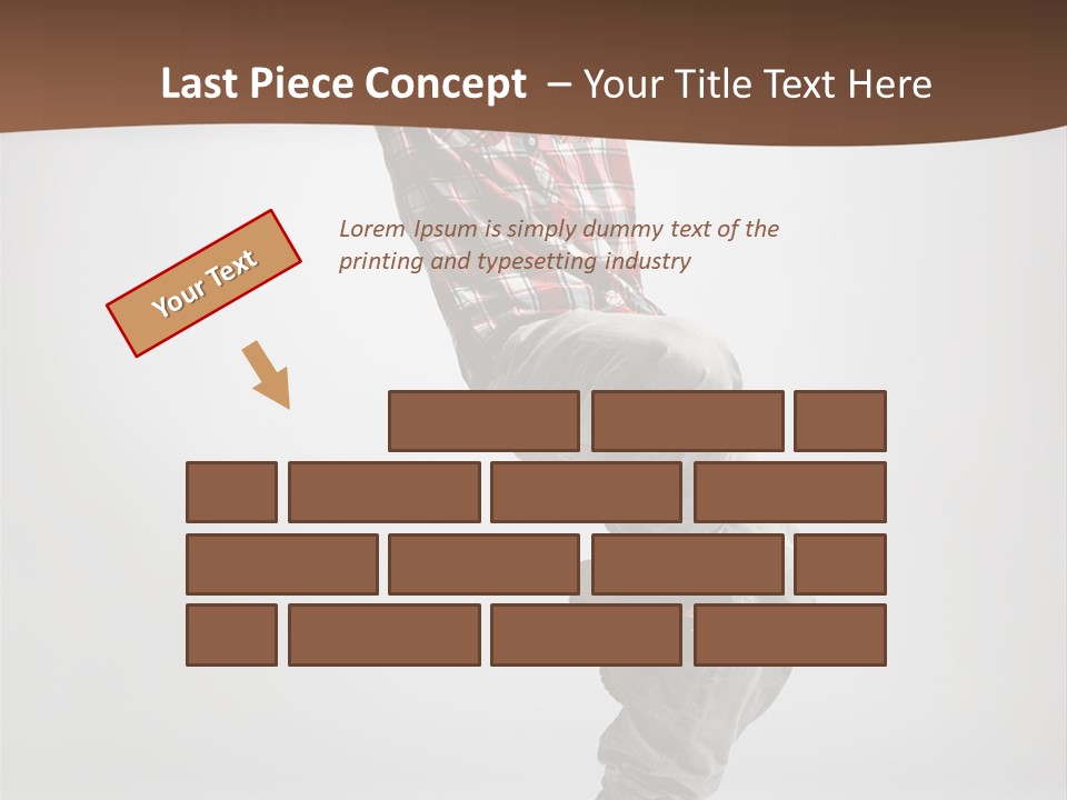 Elegance Performer Posing PowerPoint Template