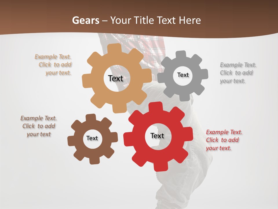 Elegance Performer Posing PowerPoint Template