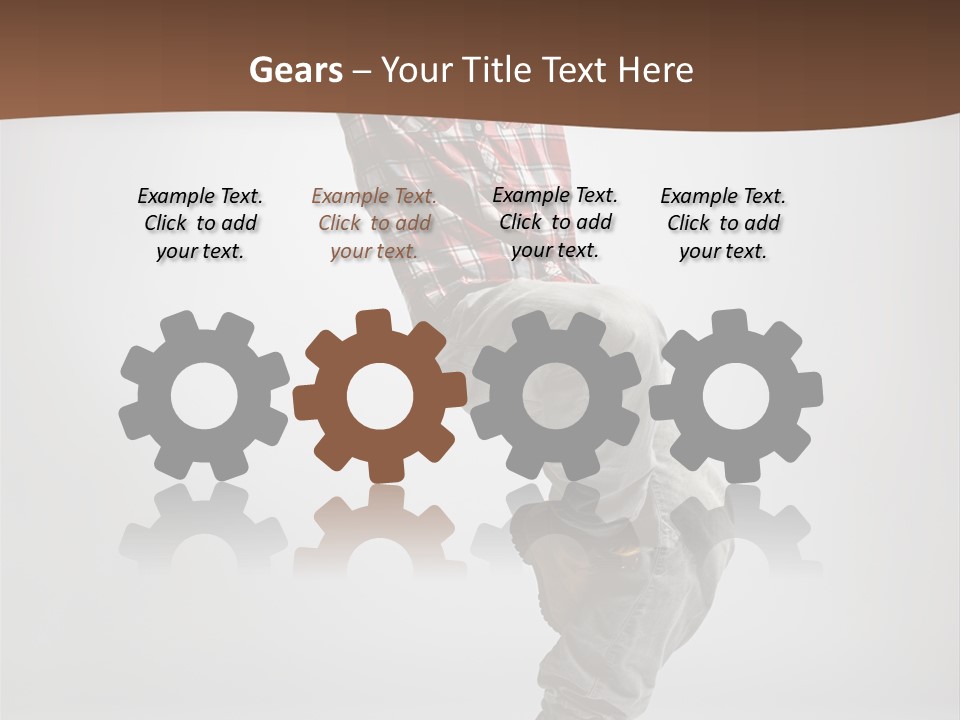 Elegance Performer Posing PowerPoint Template