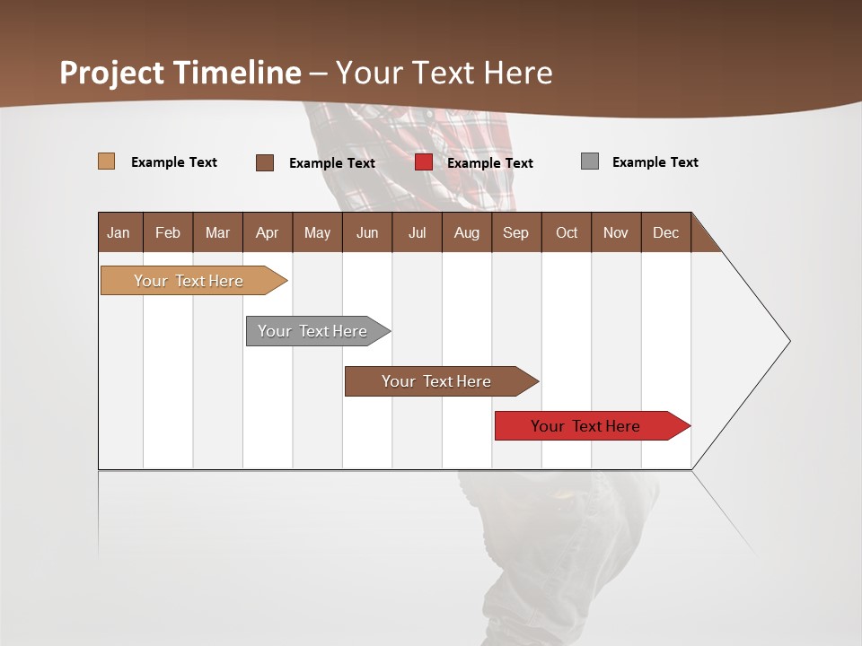 Elegance Performer Posing PowerPoint Template