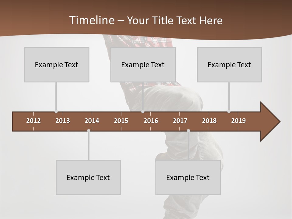 Elegance Performer Posing PowerPoint Template