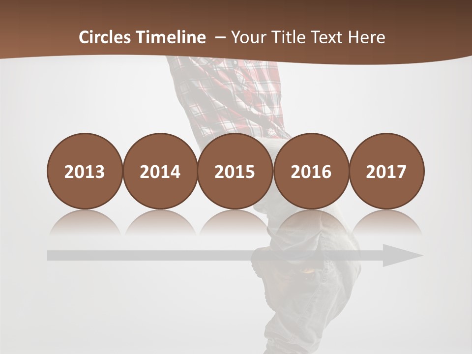 Elegance Performer Posing PowerPoint Template