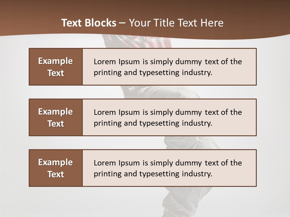Elegance Performer Posing PowerPoint Template