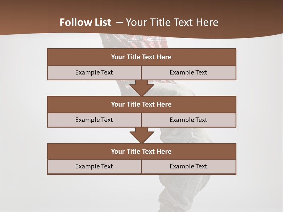 Elegance Performer Posing PowerPoint Template