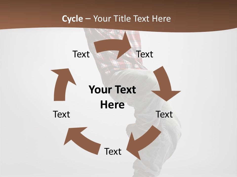 Elegance Performer Posing PowerPoint Template