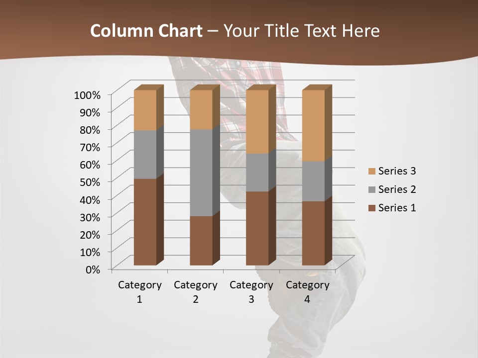 Elegance Performer Posing PowerPoint Template