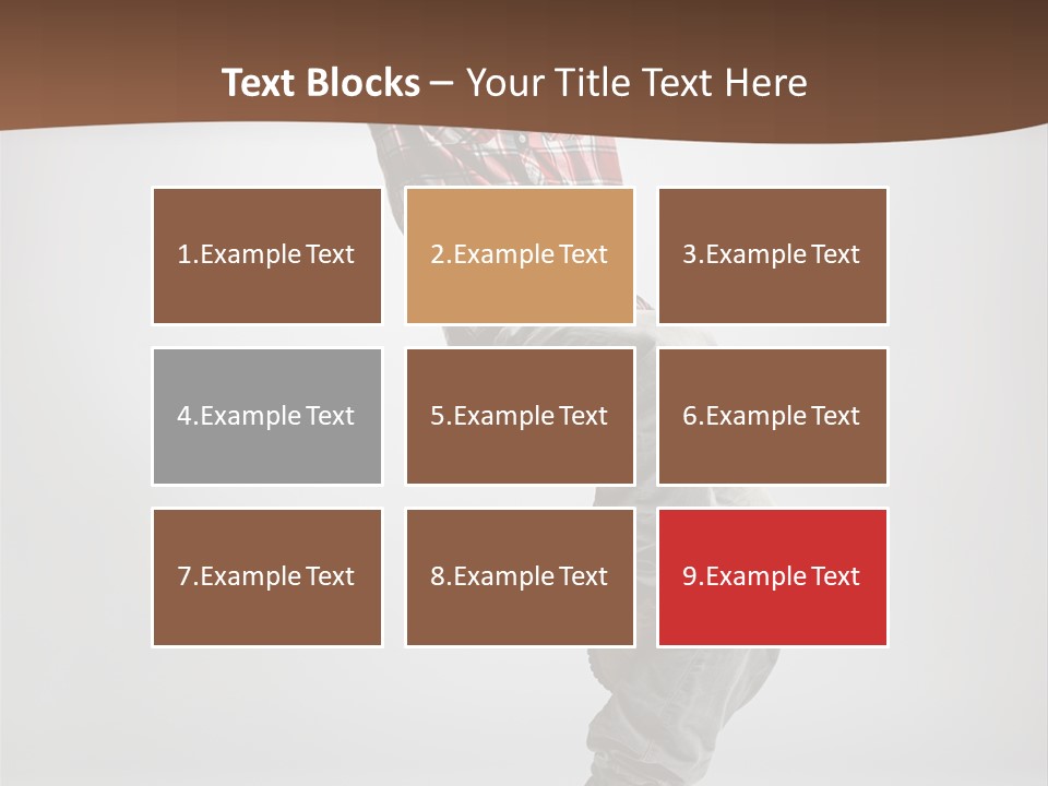 Elegance Performer Posing PowerPoint Template