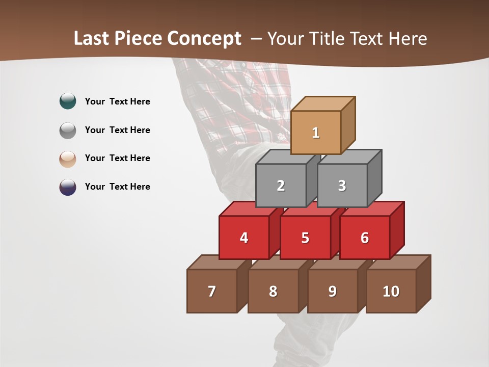 Elegance Performer Posing PowerPoint Template
