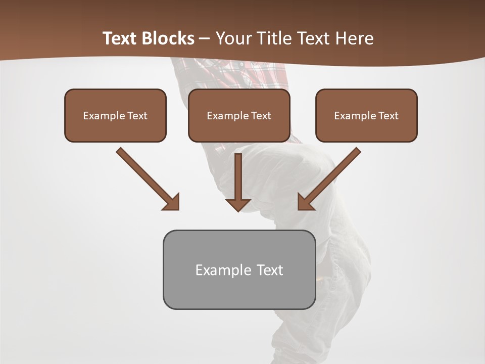 Elegance Performer Posing PowerPoint Template