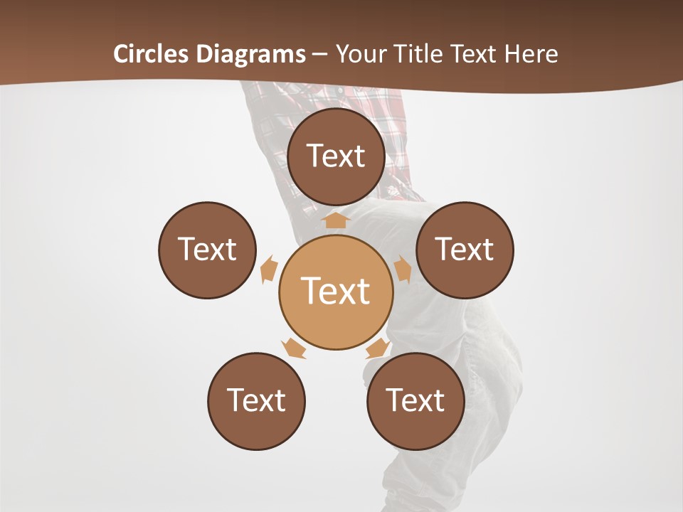 Elegance Performer Posing PowerPoint Template