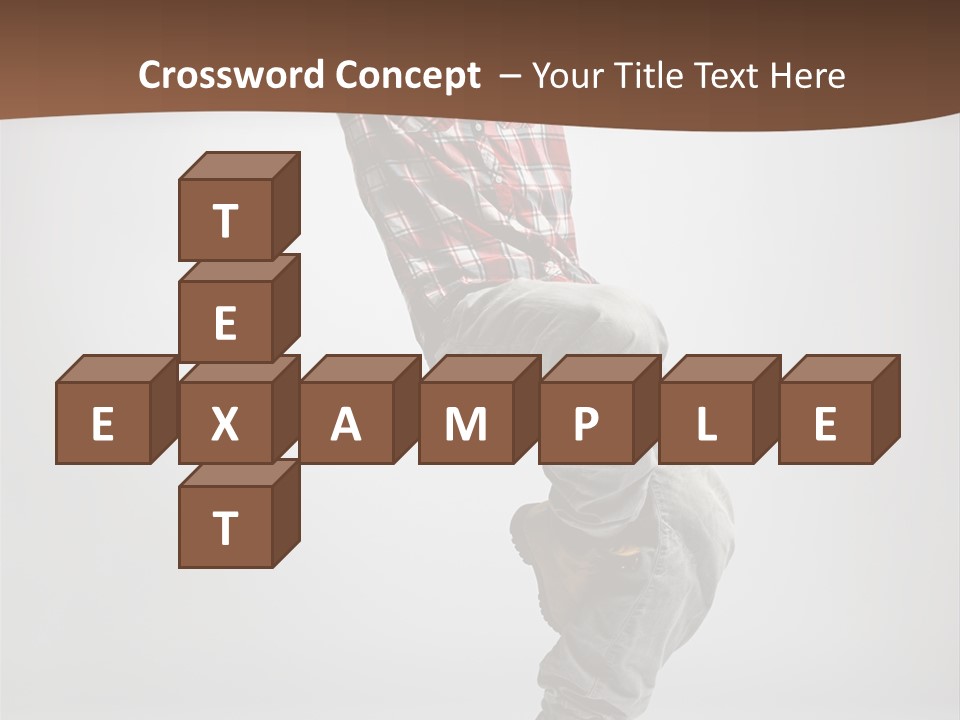 Elegance Performer Posing PowerPoint Template