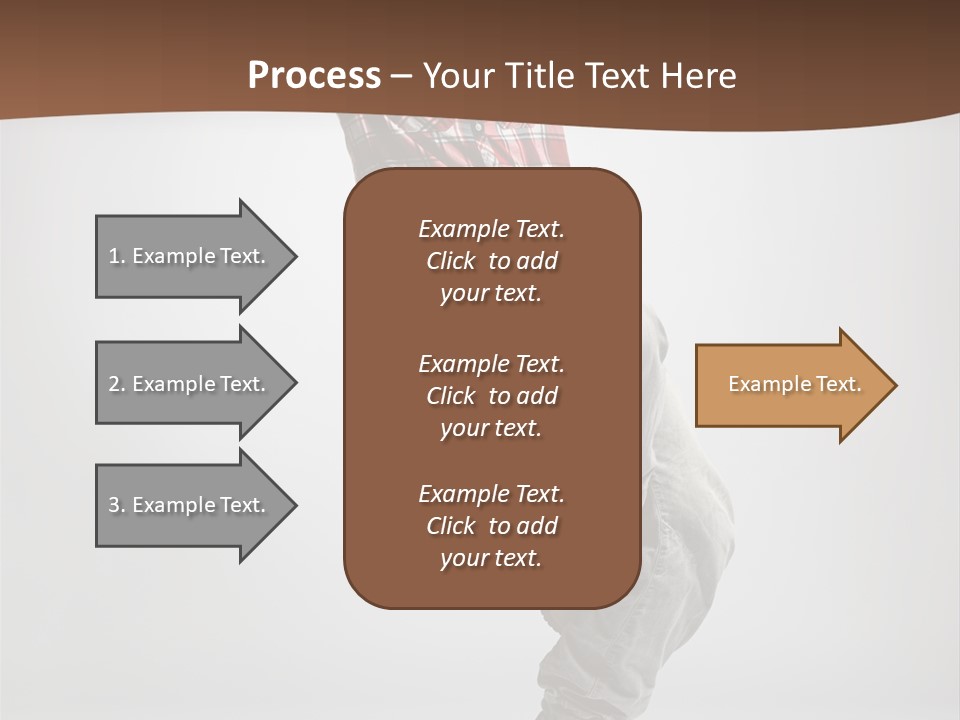 Elegance Performer Posing PowerPoint Template